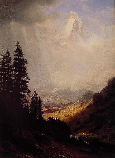Albert Bierstadt The_Matterhorn china oil painting image